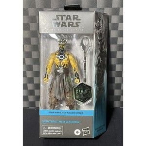Star Wars Black Series Nightbrother Warrior Figure Gamestop Gaming Greats Hasbro